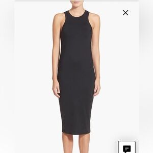 Leith Black Bodycon Sleeveless Midi Dress